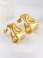 Stainless Steel Emerald Earrings