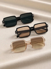 3pcs Boho Square Frame Fashion Glasses