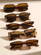 5Pair Set Leopard Print Decorative Glasses