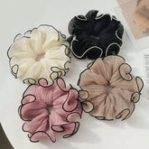 4pcs Fashionable Korean Style Chiffon Lace Hair Tie