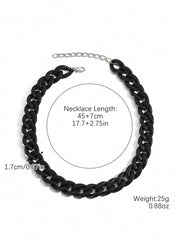 1pc Exaggerated Fashionable Hip Hop Style Acrylic Necklace - www.thetreasurebox.me