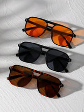 3pcs Square Rivet Twin Beam Eyeglasses Set