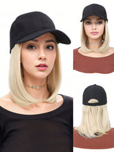 Long Straight Hair Baseball Cap Wig