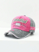 One Vintage Distressed Washed-Out Hole Casual Baseball Cap