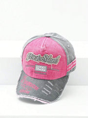 One Vintage Distressed Washed-Out Hole Casual Baseball Cap