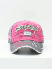One Vintage Distressed Washed-Out Hole Casual Baseball Cap