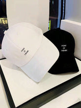 Durable Now Or Never Letter Printed Baseball Cap