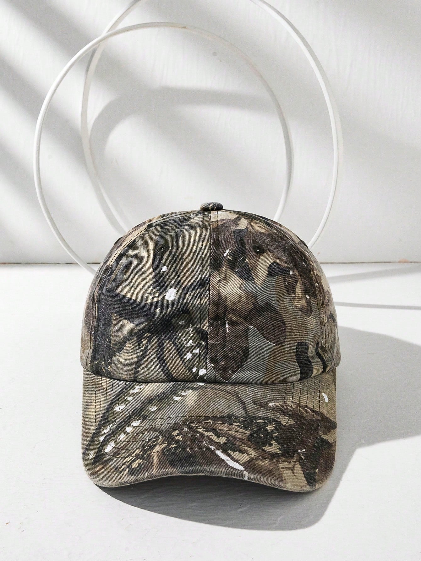 Fashionable Unisex Washed Denim Camouflage Baseball Cap - www.thetreasurebox.me