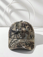 Fashionable Unisex Washed Denim Camouflage Baseball Cap - www.thetreasurebox.me
