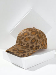 Fashionable Minimal Reflective Leopard Print Hat