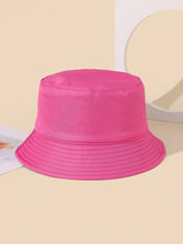 Reversible Solid Color Bucket Hat - Hot Pink