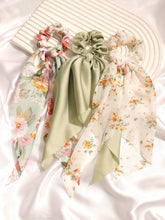 3Pcs Ditsy Floral Shawl Scarf Scrunchies