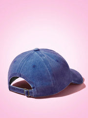 1pc Cute Basics Cartoon Bubbles Embroidered Baseball Cap