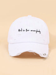 Men's Iron Ring "Art Is For Everybody" Adjustable Baseball Cap