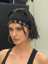 Black Elastic Ring Hollow Out Sports Yoga Wrap