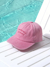 1pc Embroidered "I'm Literally Just A Girl" Baseball Cap