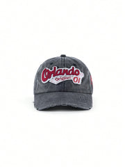 Rollcall Distressed "Orlando 01" Embroidered Baseball Cap