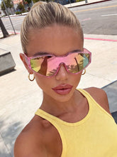 Polygon Dopamine Pink Sports Glasses