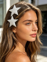 2pcs American Polka Dot Five-Point Star Girl Hair Clips - www.thetreasurebox.me