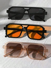 3pcs Square Multi-Color Double Bridge Glasses