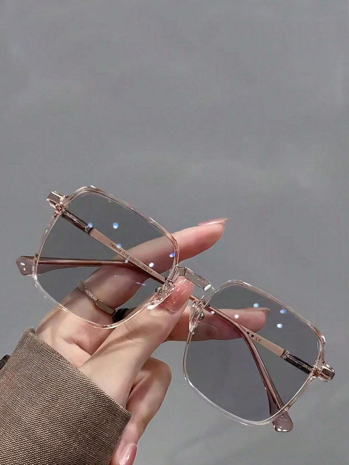 1 PC Square Photochromic Sunglasses