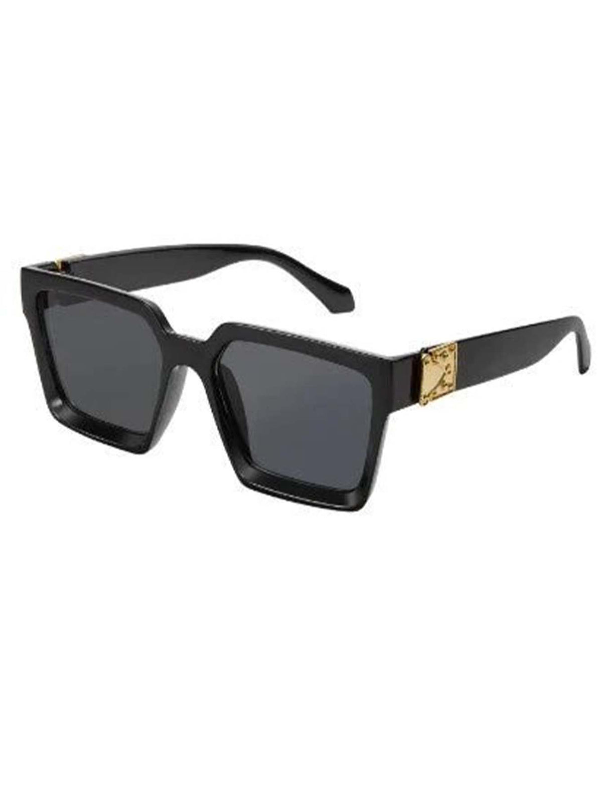 Women Square Frame Sunglasses Black - FD ⚡