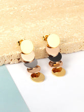 1pair Coin Tassel Drop Earrings