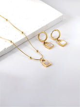 3pcs Lock Charm Jewelry Set