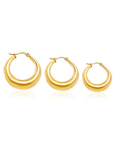 Stainless Steel Hoop Earrings