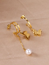 Butterfly Stainless Steel Charming Drop Earrings