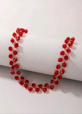 Crystal Bead Decor Necklace