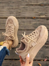 Flower Pattern Trendy Thick-Soled Dad Sneakers