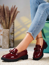 Bow Knot Design Slip-On Loafers