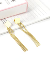 Stainless Steel Tassel Drop Earring