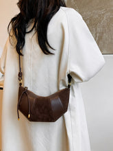 The Croissant Crossbody Bag - Brown / Khaki / Burgundy