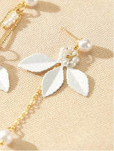 Leaf Drop Earrings - Multicolor