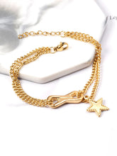 Infinity & Star Decor Layered Bracelet