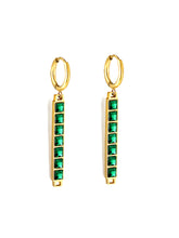 Zirconia Hoop Earrings