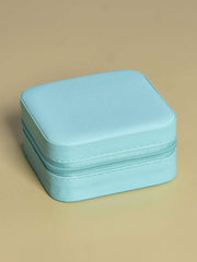 Solid Color Jewelry Storage Box - Blue