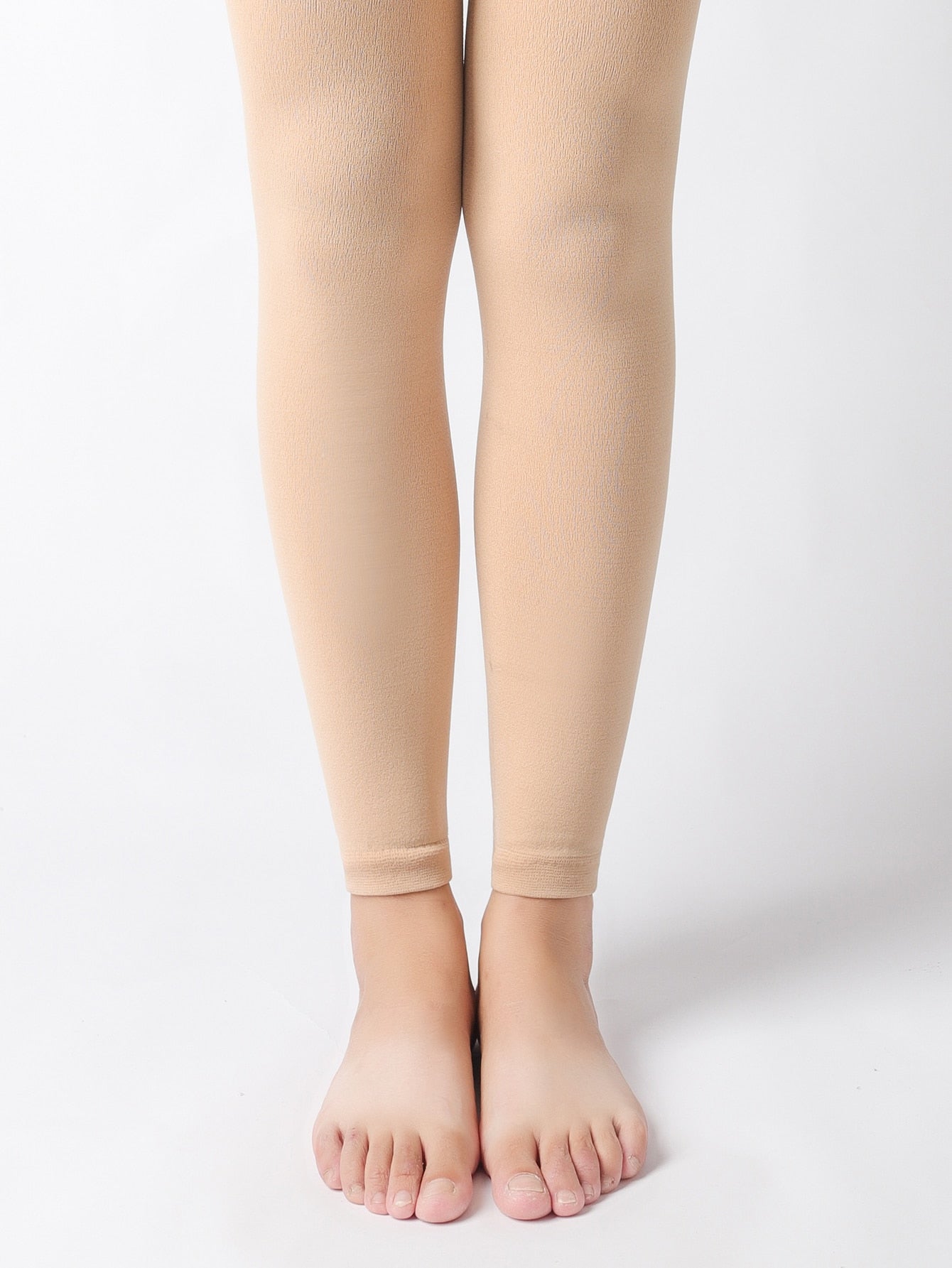 Solid Thermal Lined Tights - Apricot - FD ⚡ – The Treasure Box
