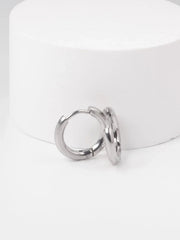 Stainless Steel Hoop Earrings - FD ⚡