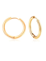 Stainless Steel Big Hoop Earrings - FD ⚡