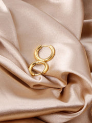 Stainless Steel Hooks Round Earrings - FD ⚡