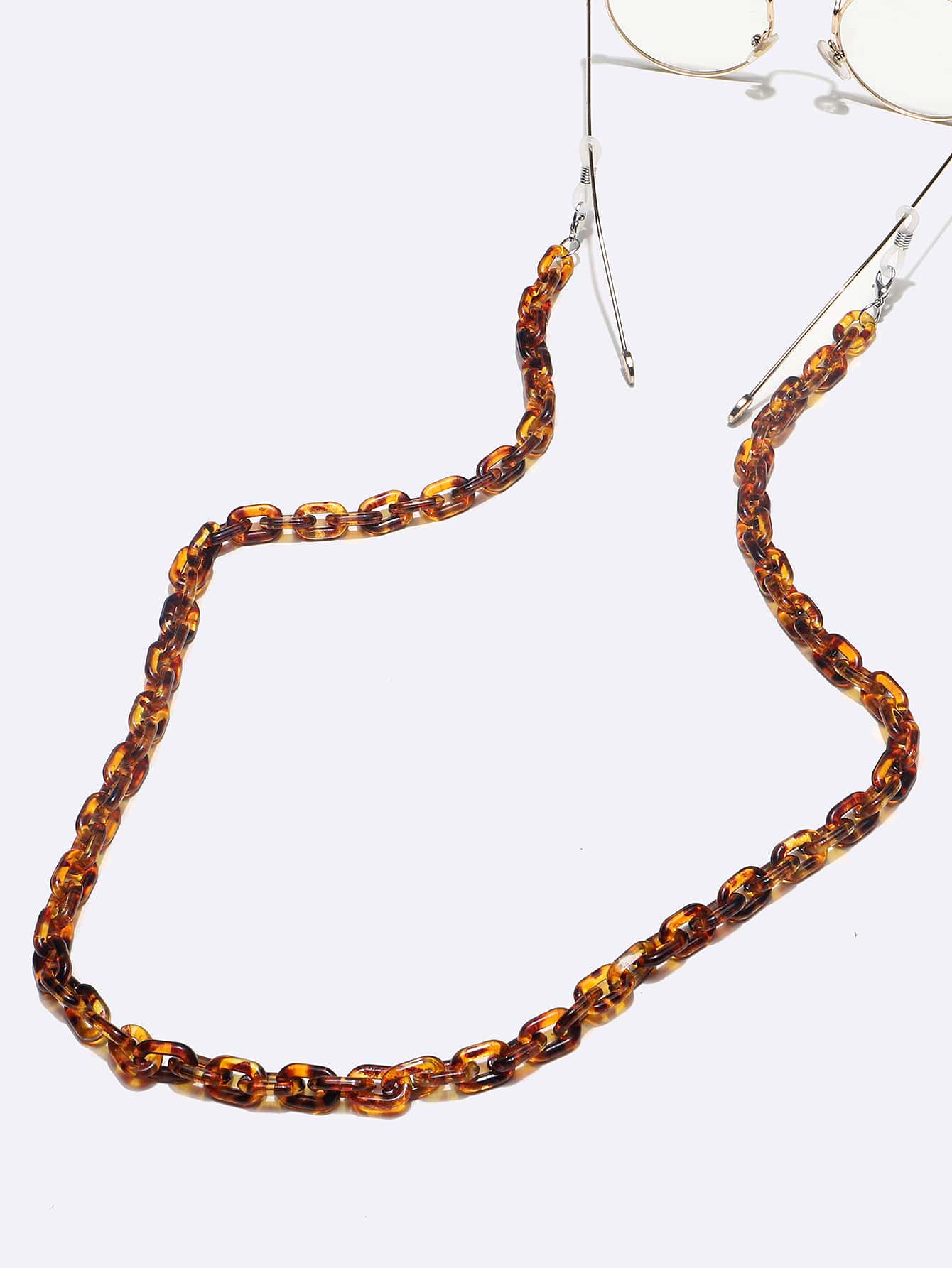 Acrylic Leopard Print Eyeglass Chain