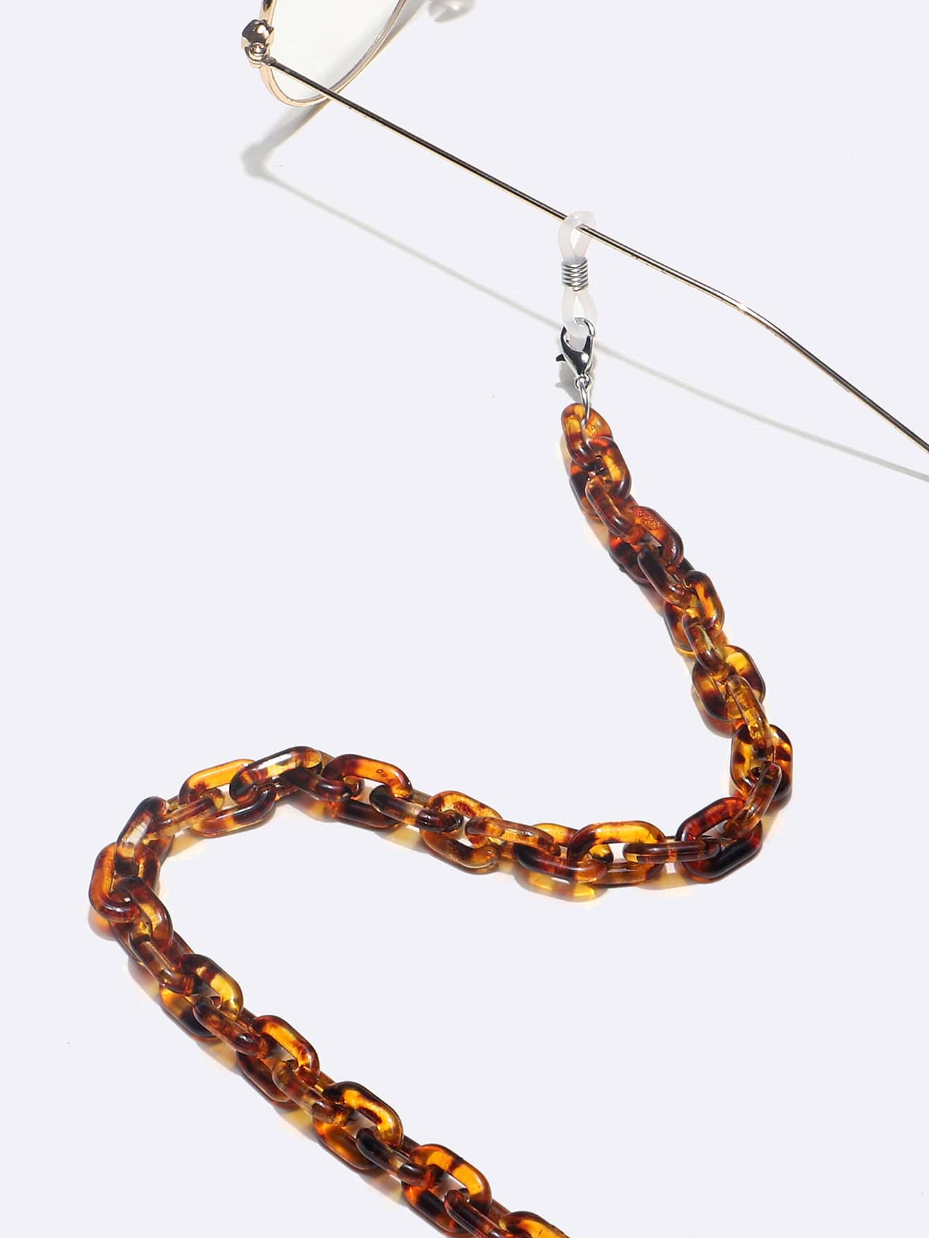 Acrylic Leopard Print Eyeglass Chain