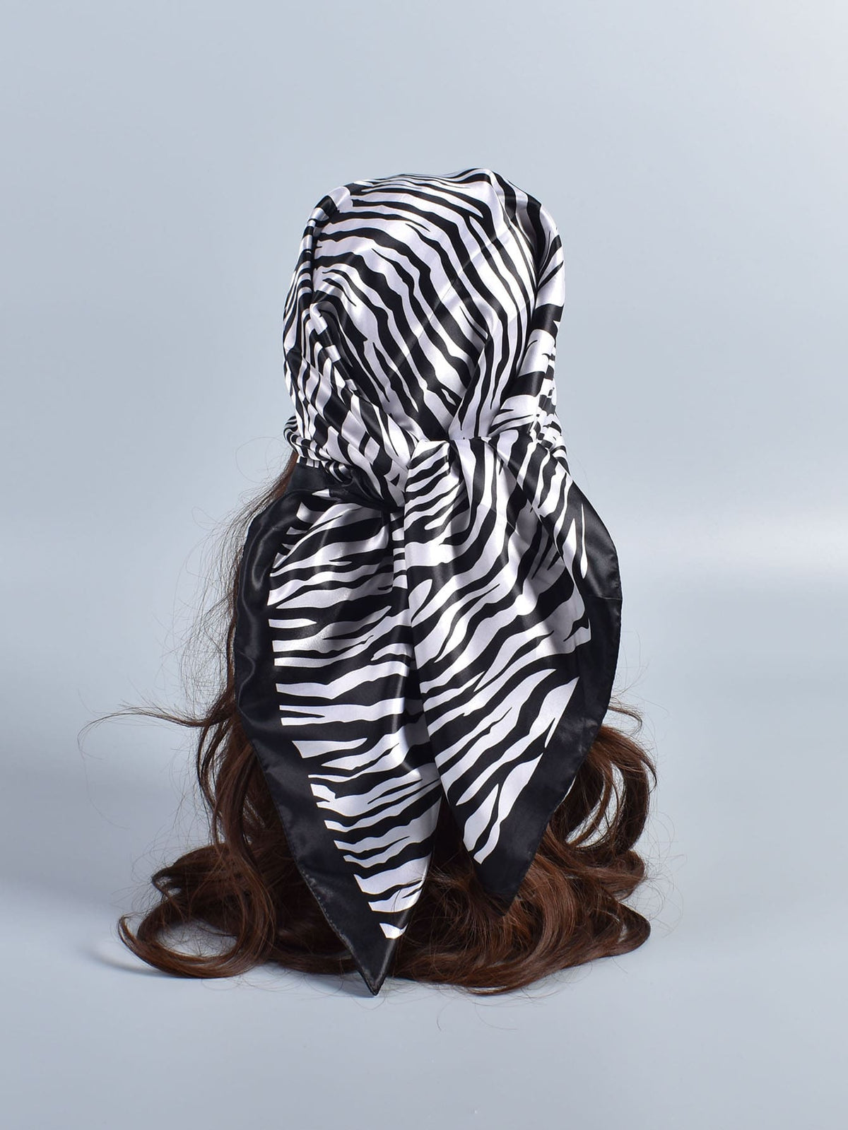 1pc Zebra Striped Print Bandana