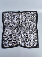 1pc Zebra Striped Print Bandana