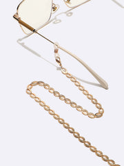 Copper Gold Color Oval Eyeglasses Chain