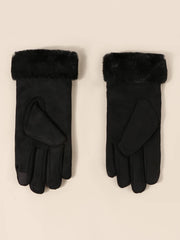 Plush Gloves - Black - FD ⚡