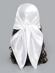 1pc Solid Color Multi-Purpose Scarf
